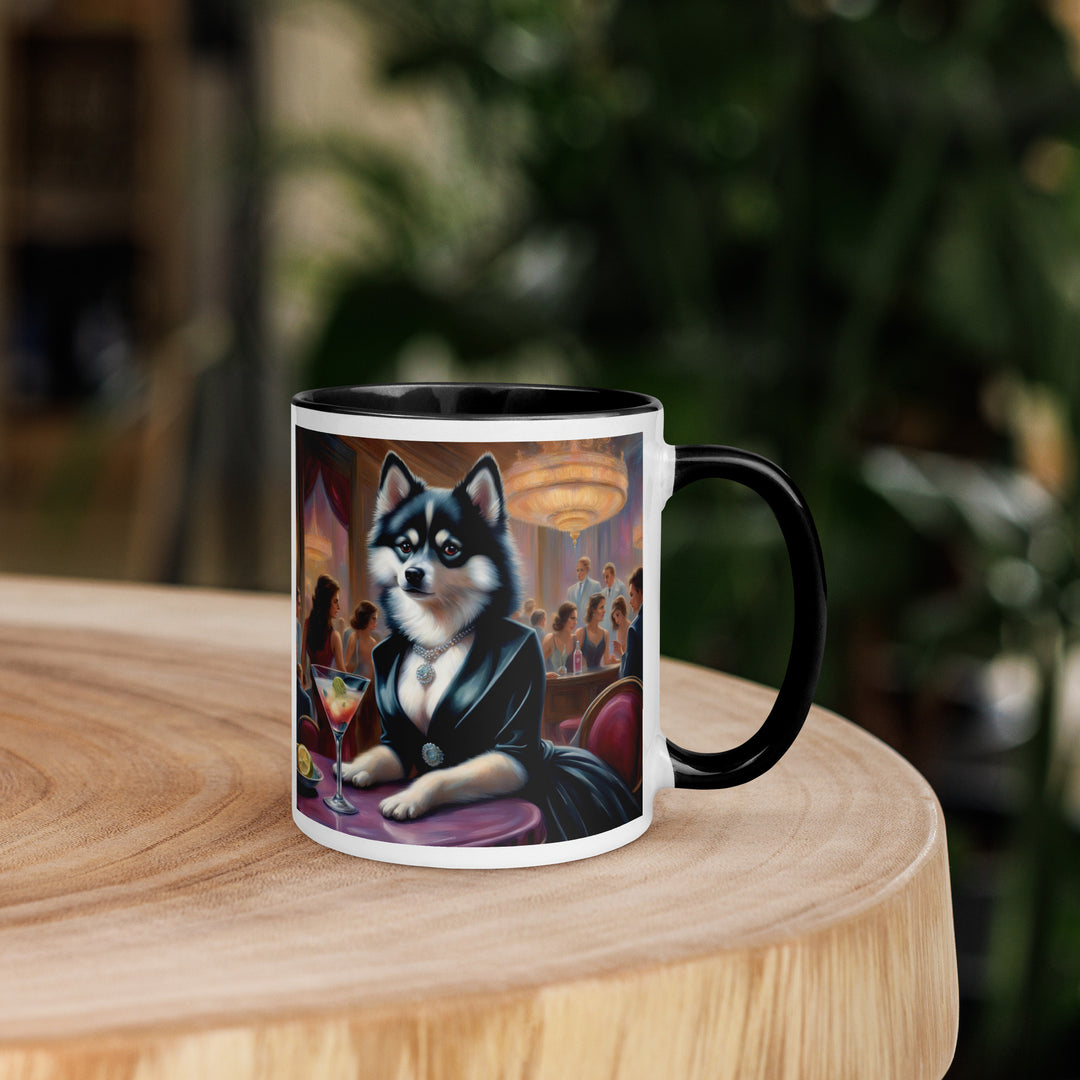 Pomsky General- Mug with Color Inside v5