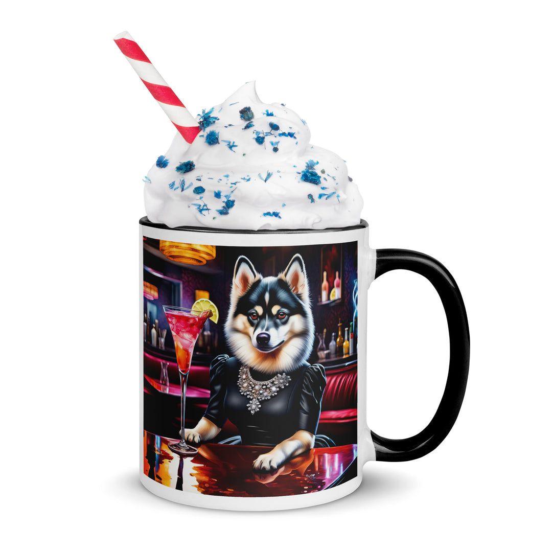 Pomsky General- Mug with Color Inside v10