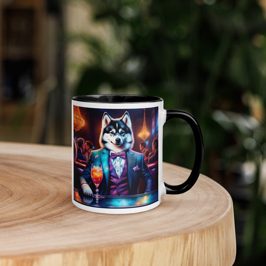 Pomsky General- Mug with Color Inside v12