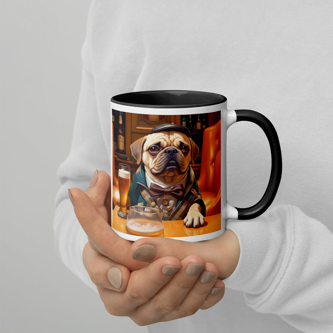 Puggle General- Mug with Color Inside v2