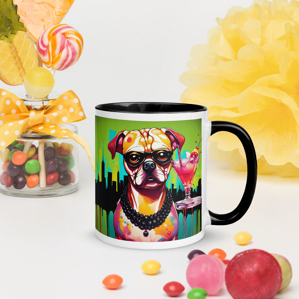 Puggle General- Mug with Color Inside v4