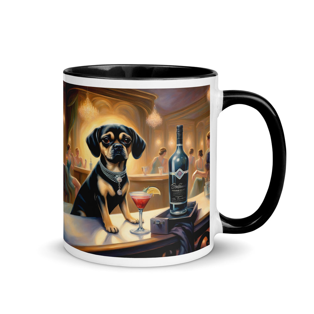 Puggle General- Mug with Color Inside v5