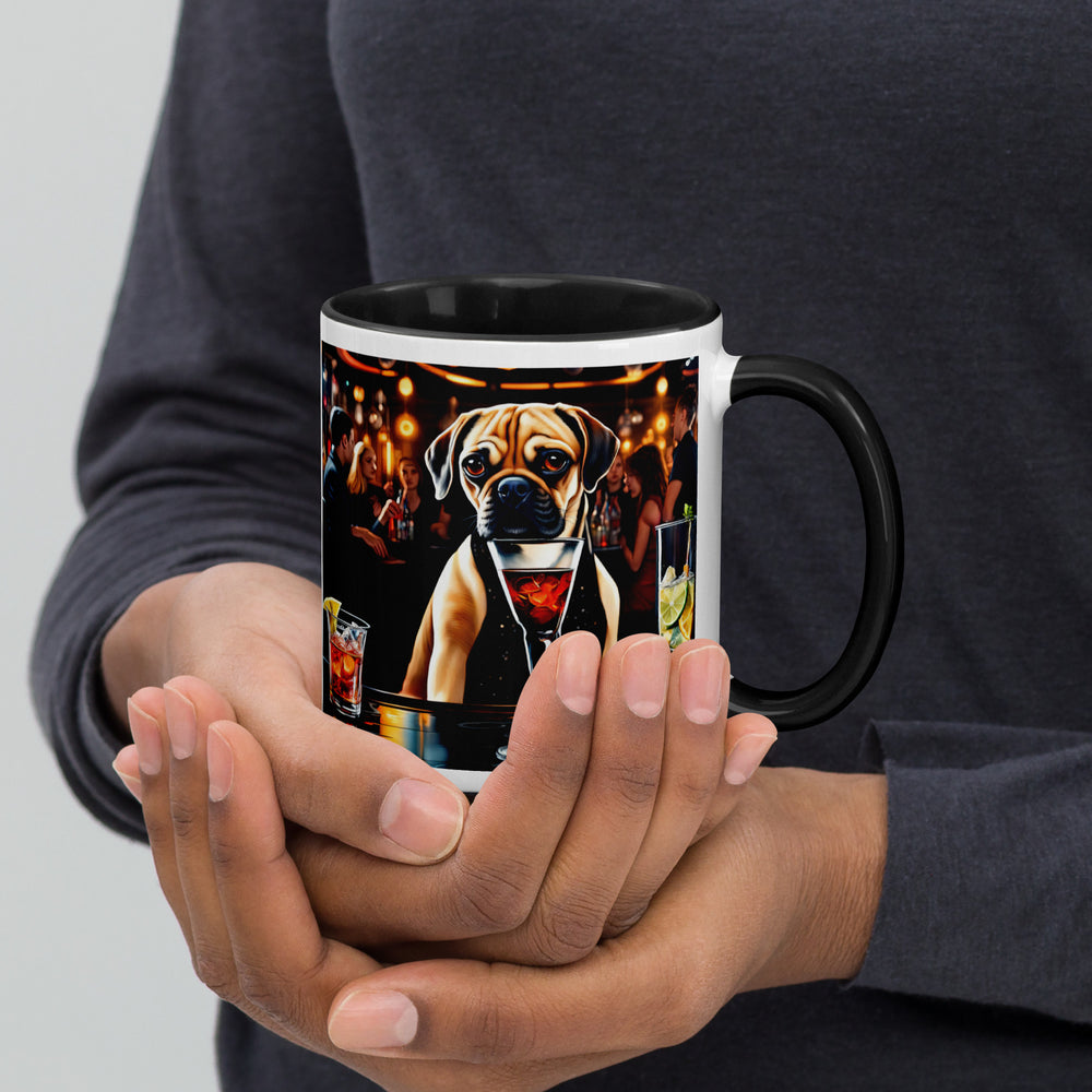 Puggle General- Mug with Color Inside v7