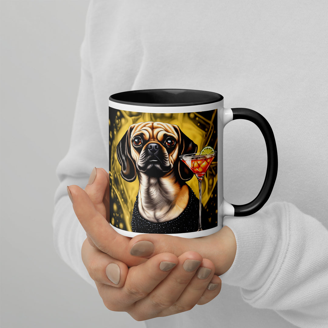 Puggle General- Mug with Color Inside v11