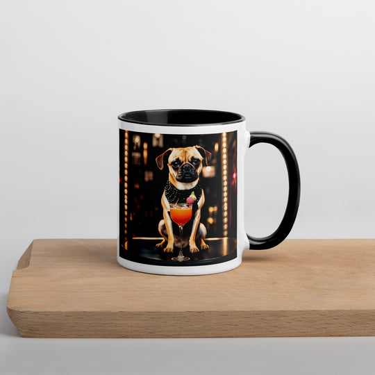 Puggle General- Mug with Color Inside v13