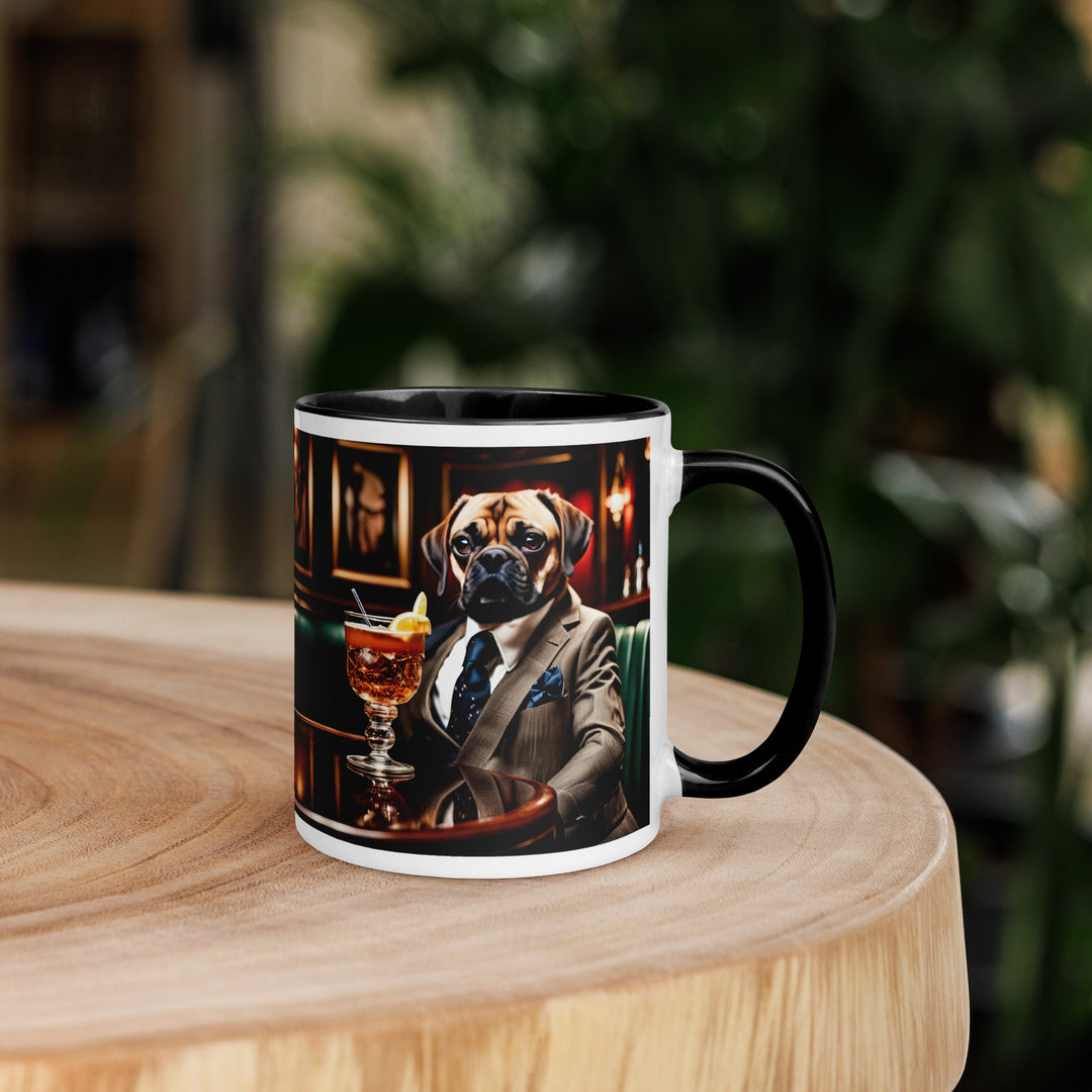 Puggle General- Mug with Color Inside v14