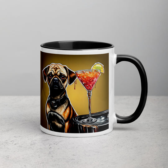 Puggle General- Mug with Color Inside v17