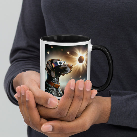 German Shorthaired Pointer Eclipse- Mug with Color Inside