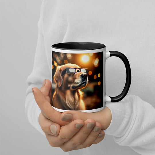 Golden Retriever Eclipse- Mug with Color Inside