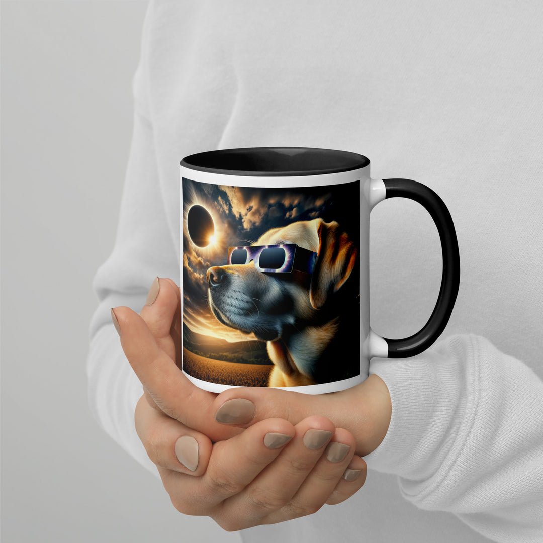 Labrador Retriever Eclipse- Mug with Color Inside