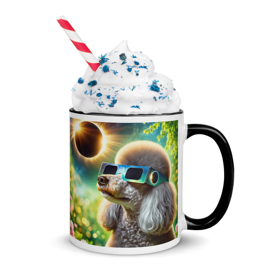 Poodle Eclipse- Mug with Color Inside