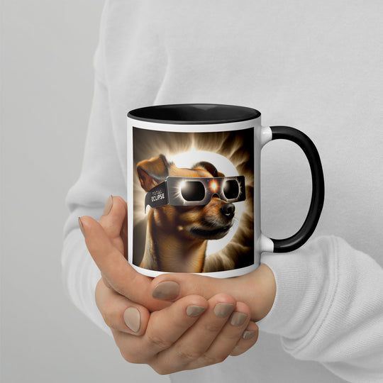 Chiweenie Eclipse- Mug with Color Inside v2