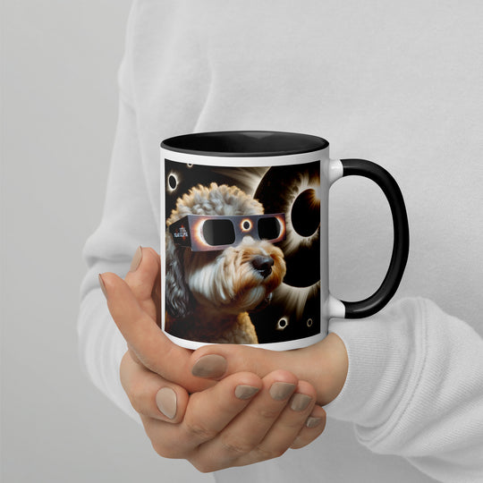 Cockapoo Eclipse- Mug with Color Inside v2