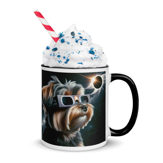 Morkie Eclipse- Mug with Color Inside v2