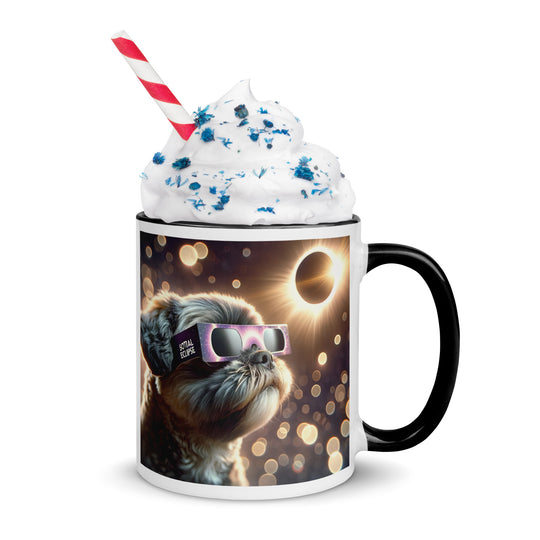 Pugapoo Eclipse- Mug with Color Inside