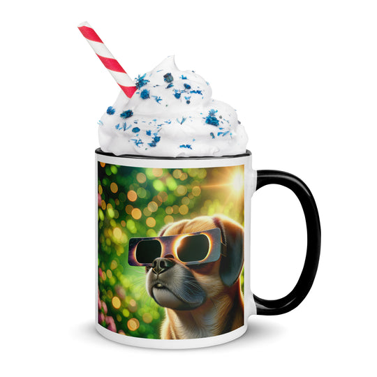 Puggle Eclipse- Mug with Color Inside v2