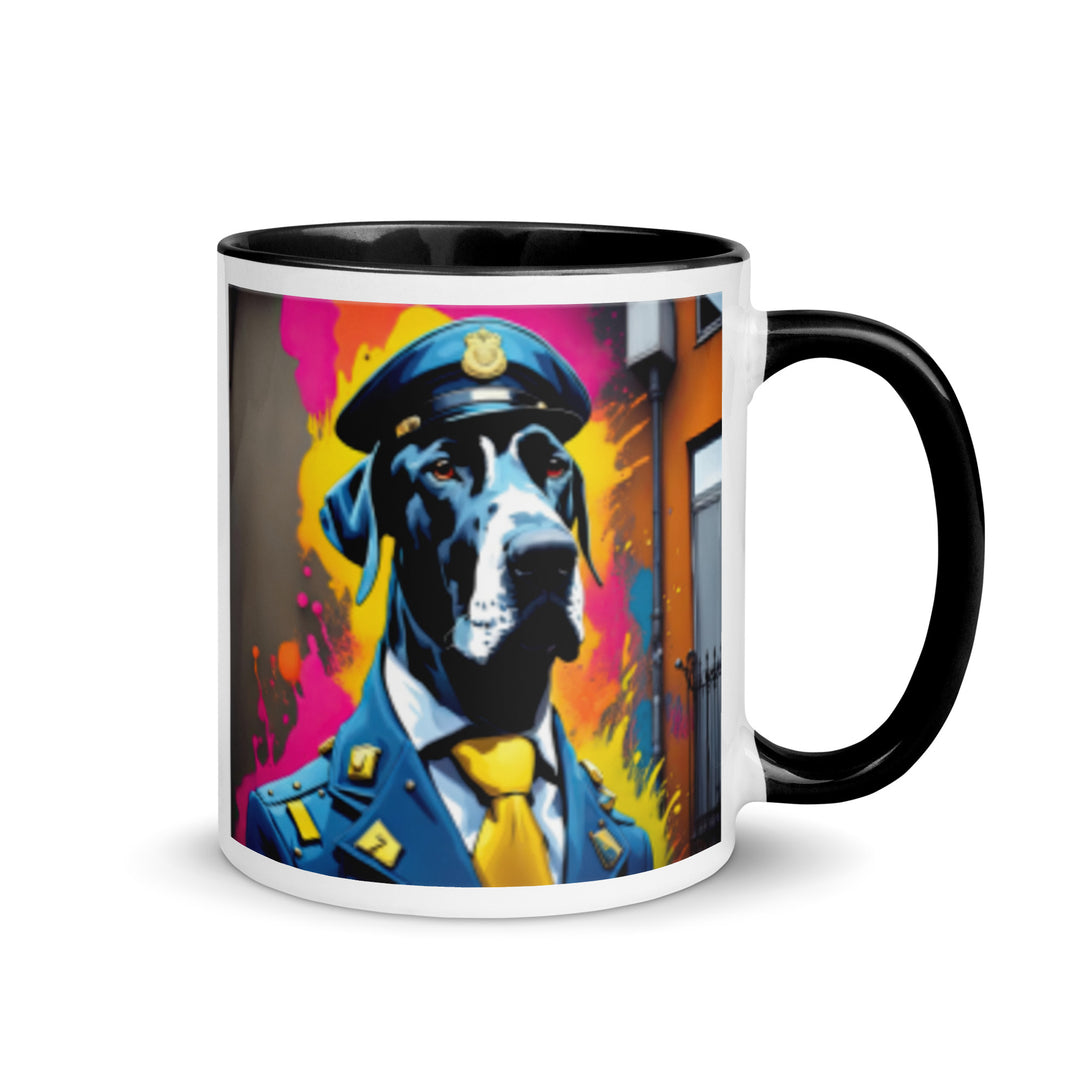Great Dane- Mug with Color Inside v5