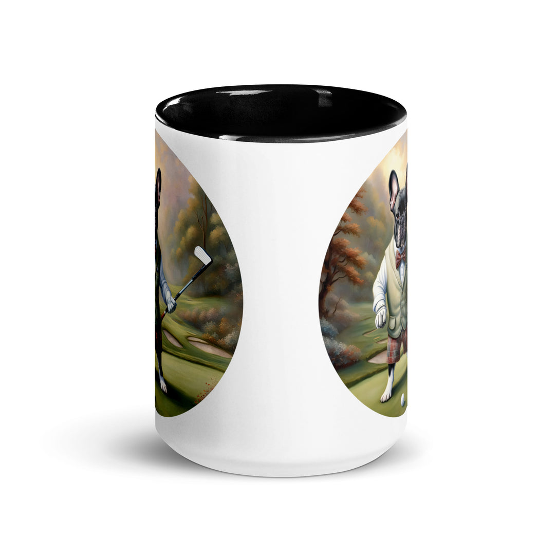 Mug with Color Inside-French Bulldog V3