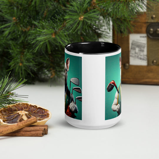 American Bulldog Golfer- Mug with Color Inside