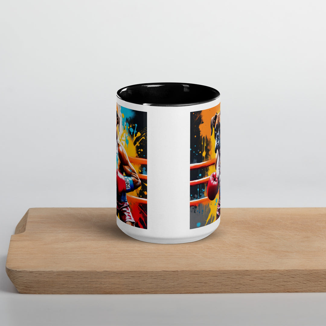 Boxer- Mug with Color Inside v4