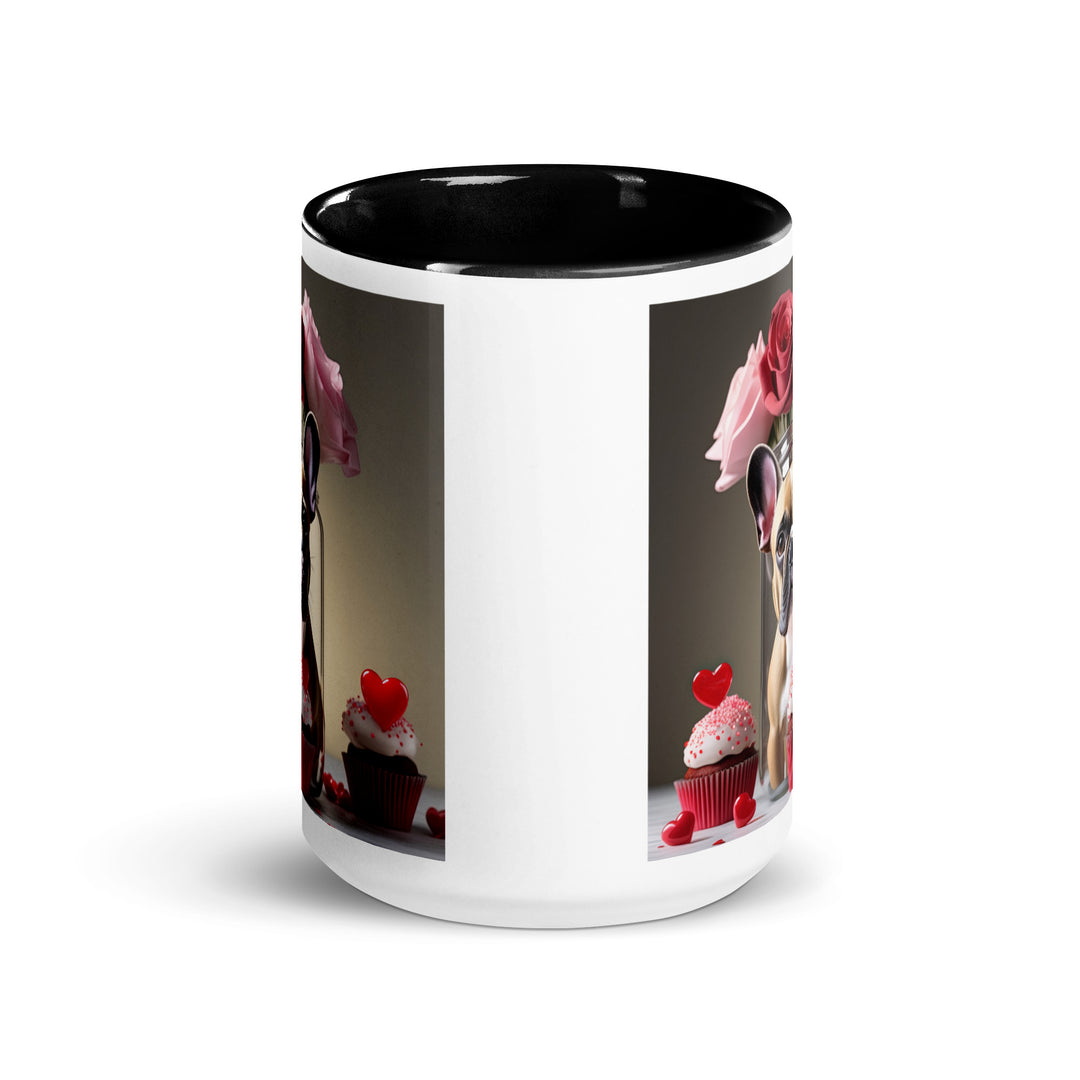 French Bulldog Romantic- Mug with Color Inside