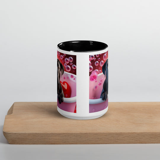 Cane Corso Romantic- Mug with Color Inside