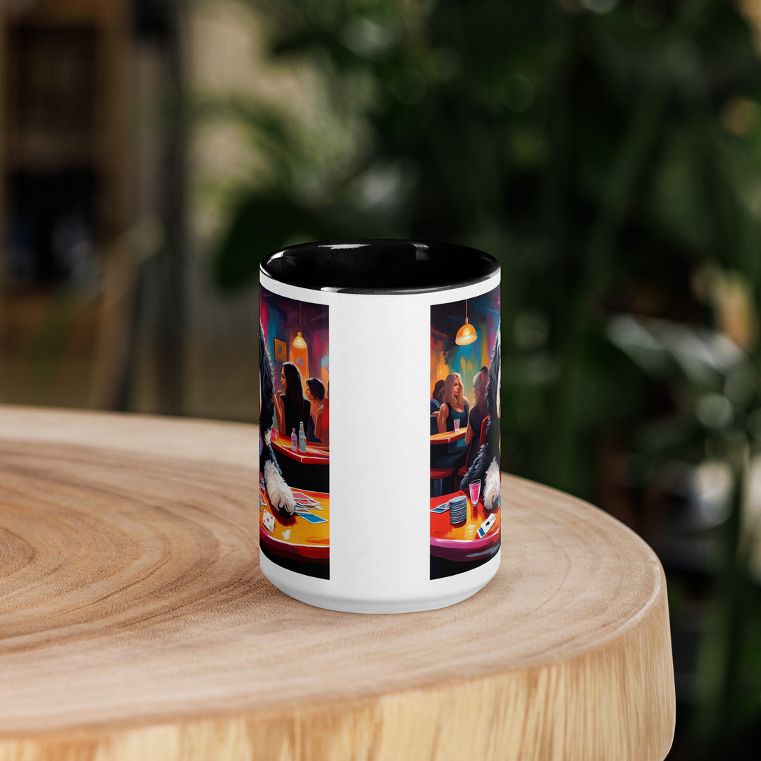 Bernedoodle General- Mug with Color Inside v5