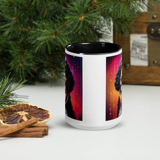 Bernedoodle General- Mug with Color Inside v6