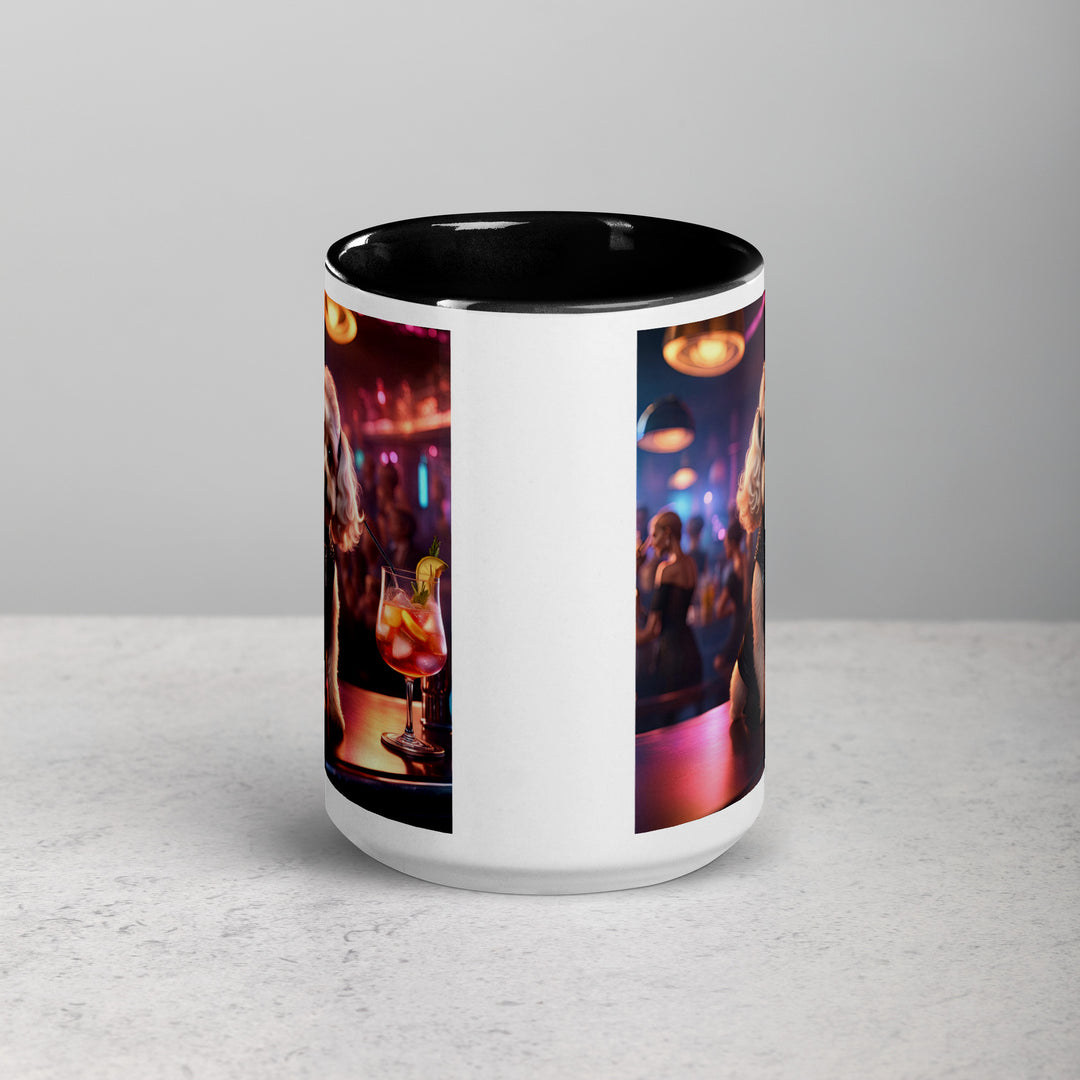 Cavapoo General- Mug with Color Inside v19