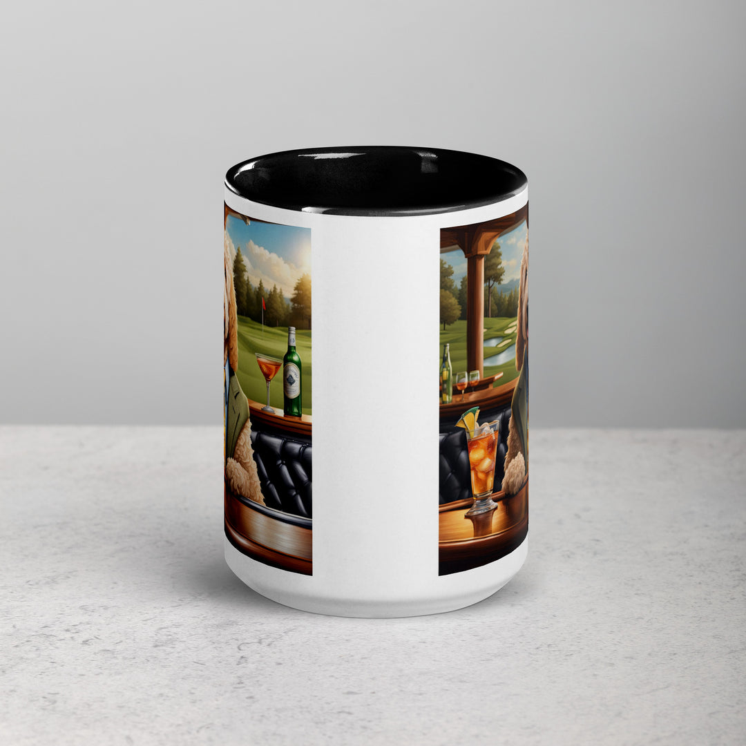 Goldendoodle- Mug with Color Inside v4