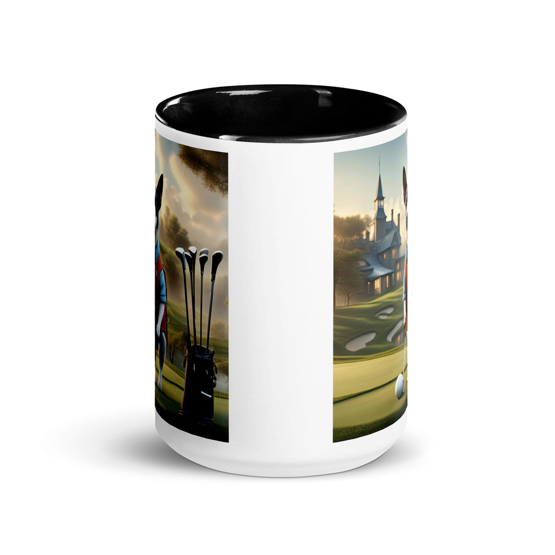 Texas Heeler Golfer- Mug with Color Inside