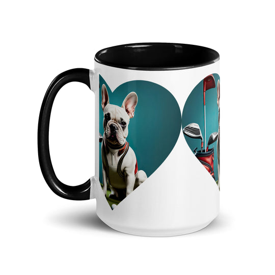 Mug with Color Inside-French Bulldog V7