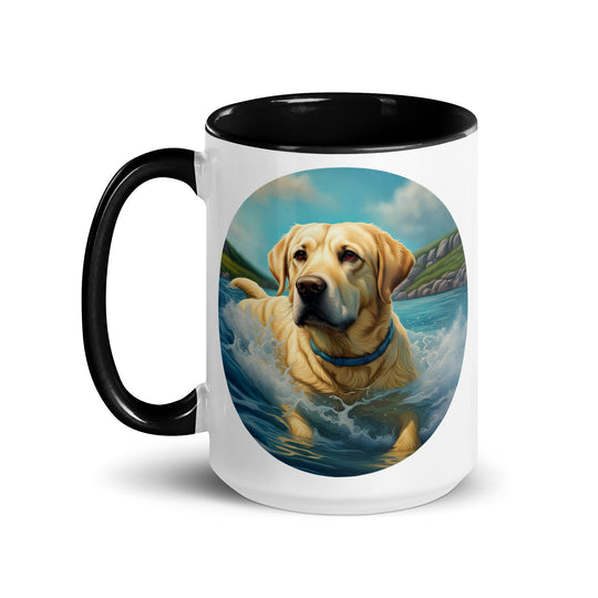 Mug with Color Inside-Labrador Retriever V20