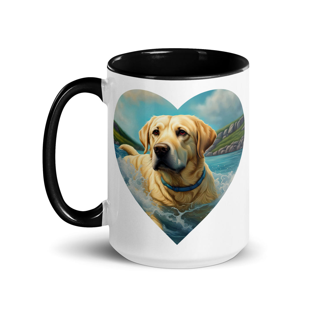 Mug with Color Inside-Labrador Retriever V21