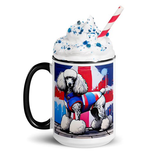 Poodle- Mug with Color Inside v2