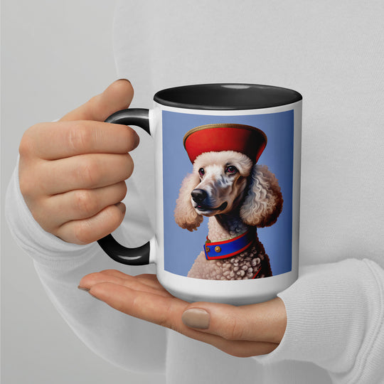 Poodle- Mug with Color Inside v3