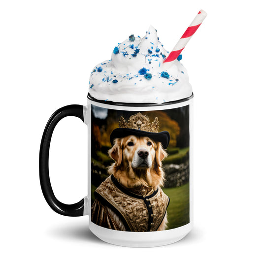 Golden Retriever- Mug with Color Inside