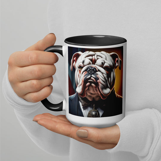 Bulldog- Mug with Color Inside v3