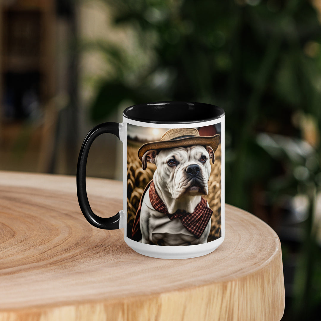 American Bulldog- Mug with Color Inside v3