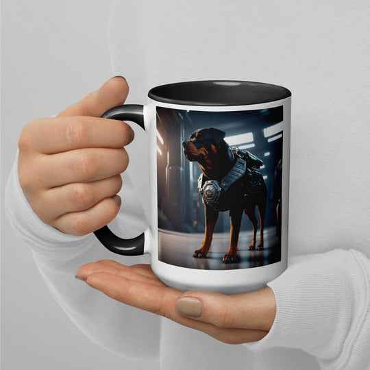 Rottweiler- Mug with Color Inside v2