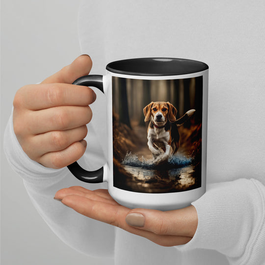 Beagle- Mug with Color Inside v3