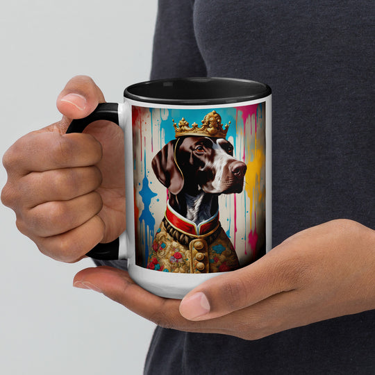 German Shorthaired Pointer- Mug with Color Inside