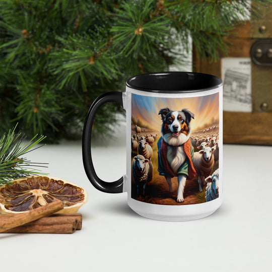 Australian Shepherd- Mug with Color Inside