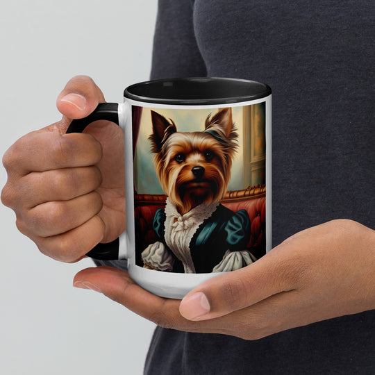 Yorkshire Terrier- Mug with Color Inside v2