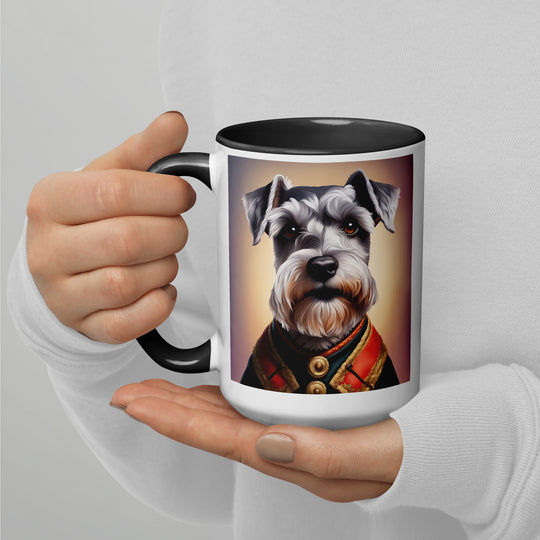 Miniature Schnauzer- Mug with Color Inside