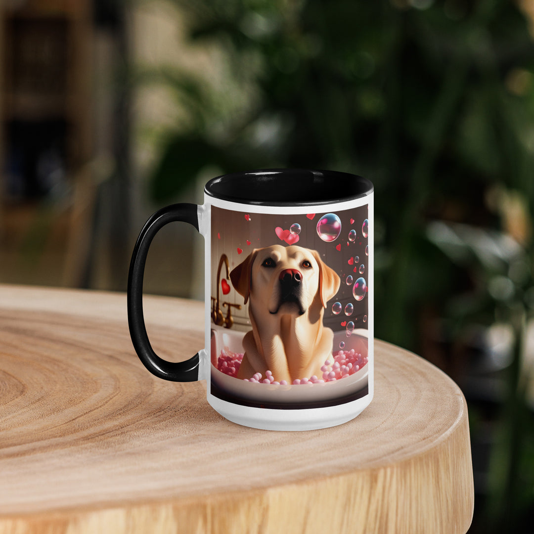 Labrador Retriever Romantic- Mug with Color Inside