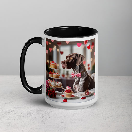 German Shorthaired Pointer Romantic- Mug with Color Inside