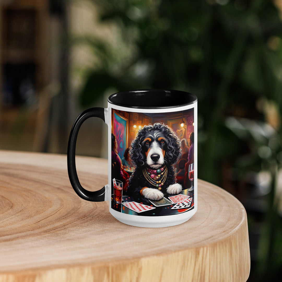 Bernedoodle General- Mug with Color Inside v2