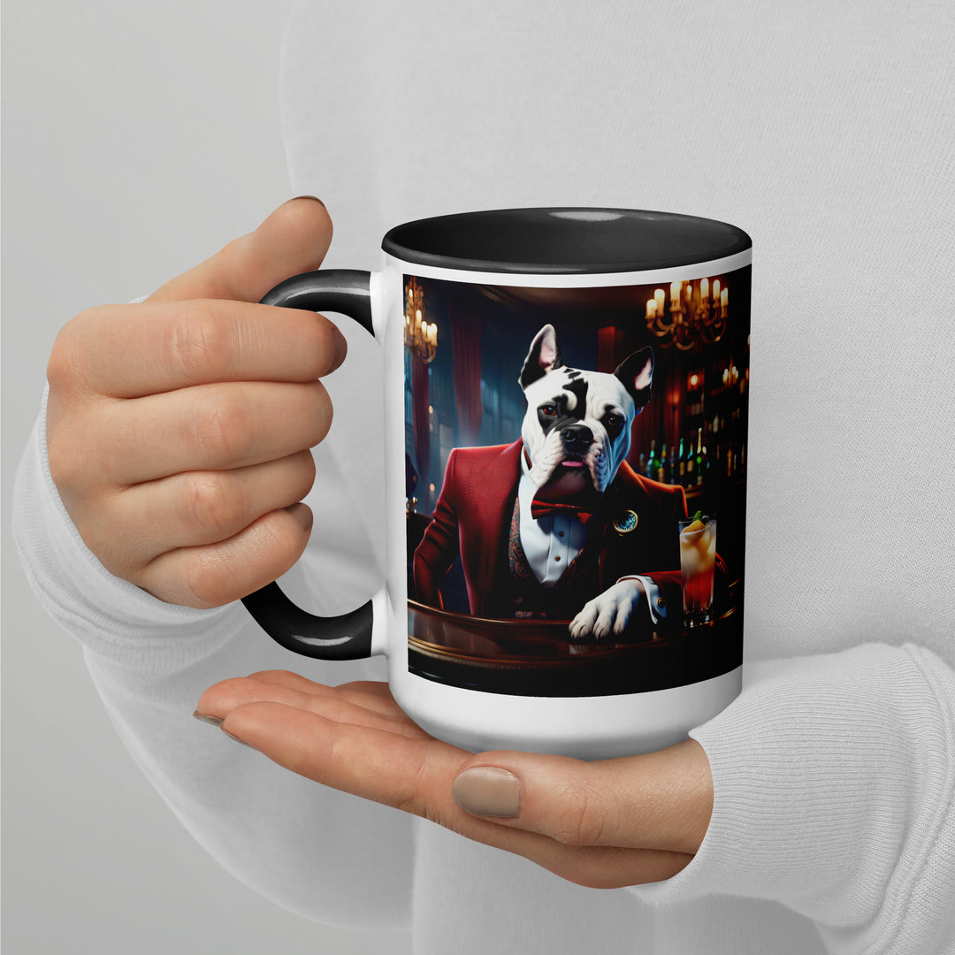 Catahoula Bulldog General- Mug with Color Inside v7