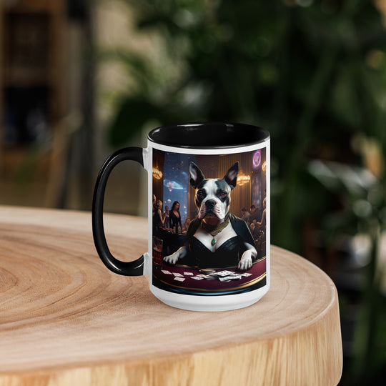 Catahoula Bulldog General- Mug with Color Inside v9